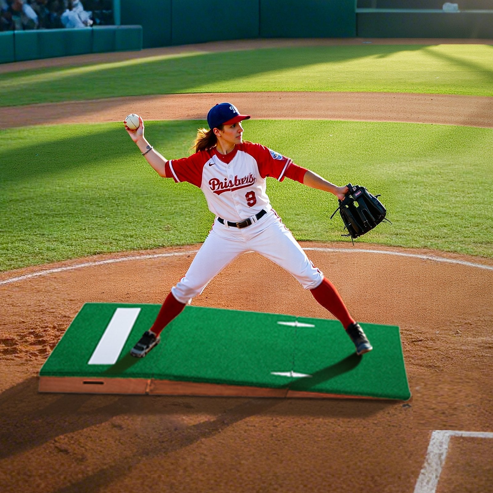 VEVOR 85 in Pitching Mound Portable Pitcher Mound Baseball Softball Training 