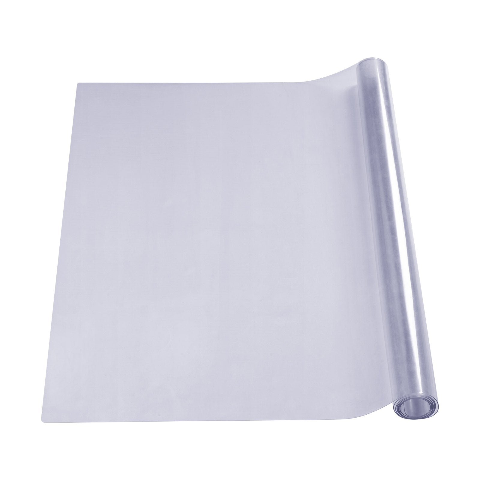 VEVOR Clear Table Cover Protector, 18" x 36"/457 x 925.4 mm Table Cover, 1.5 mm Thick PVC Plastic Tablecloth, Waterproof Desktop Protector for Writing Desk, Coffee Table, Dining Room Table 