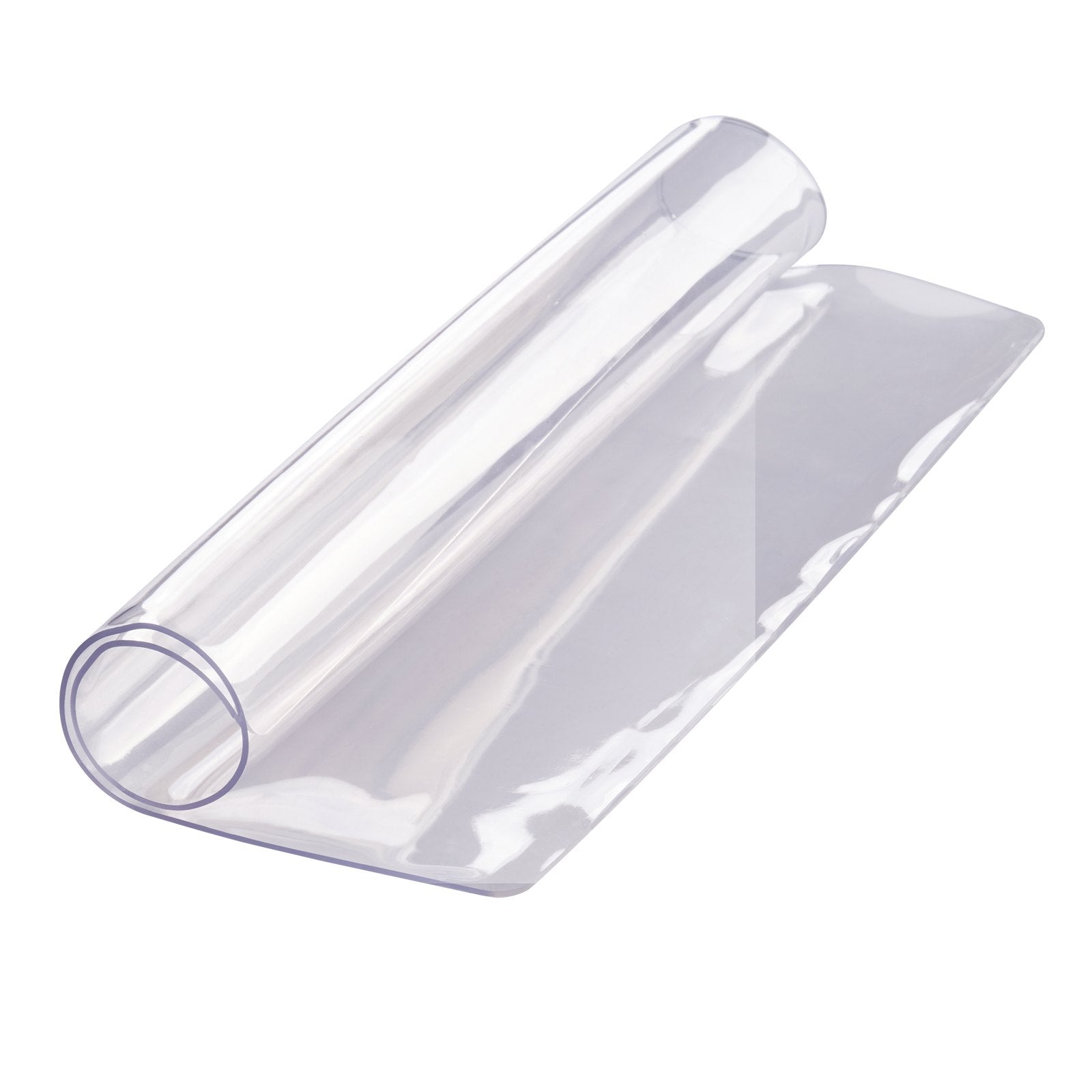 VEVOR Clear Table Cover Protector, 12" x12"/305 x 305 mm Table Cover, 1.5 mm Thick PVC Plastic Tablecloth, Waterproof Desktop Protector for Writing Desk, Coffee Table, Dining Room Table 