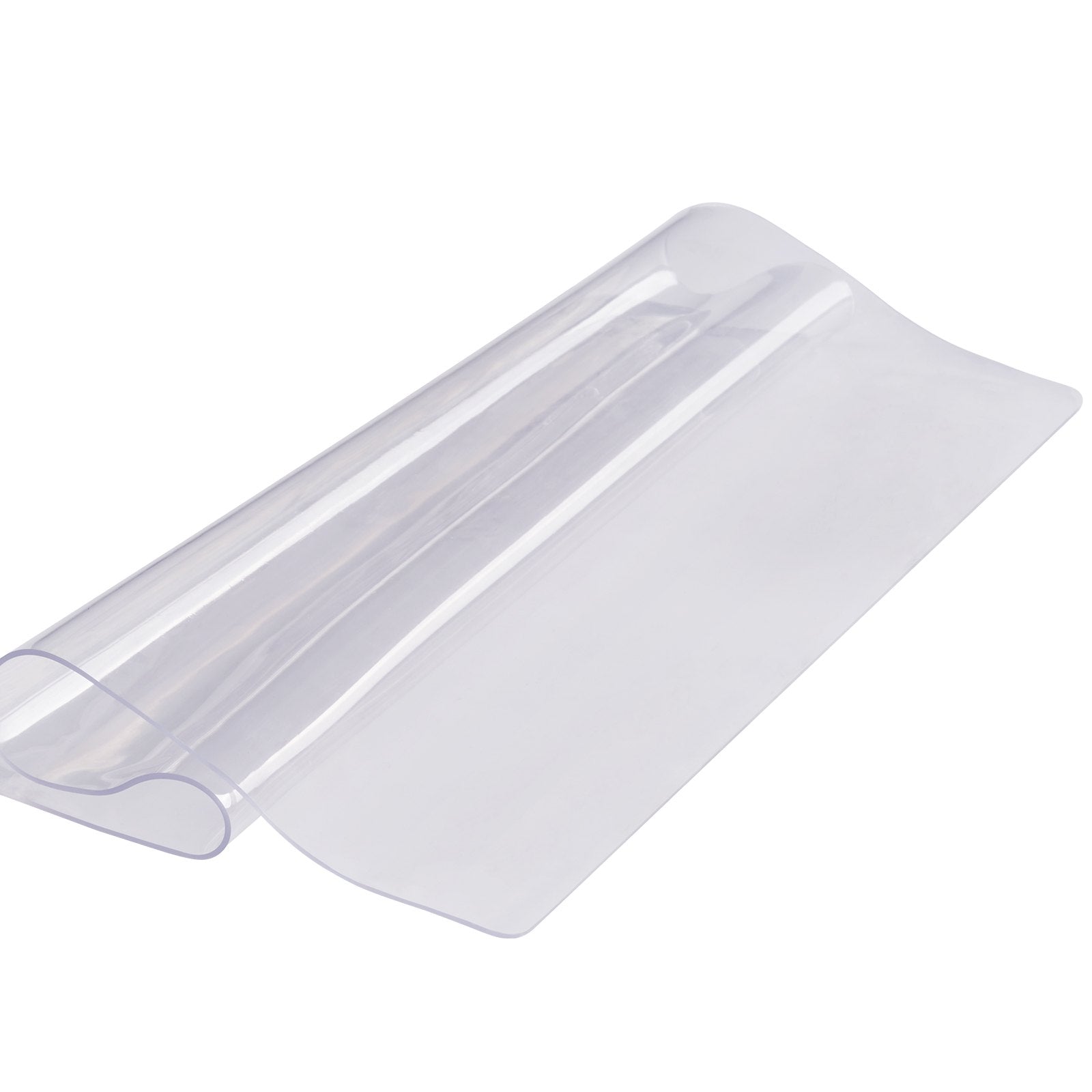 VEVOR Clear Table Cover Protector, 12" x12"/305 x 305 mm Table Cover, 1.5 mm Thick PVC Plastic Tablecloth, Waterproof Desktop Protector for Writing Desk, Coffee Table, Dining Room Table 
