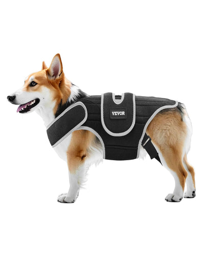 VEVOR Dog Back Brace Adjustable Dog Spine Support Harness for IVDD Pain Relief 