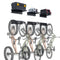 VEVOR Bike Storage Rack Wall Mount Garage Bike Holder & 3 Shelves for 6 Bicycles