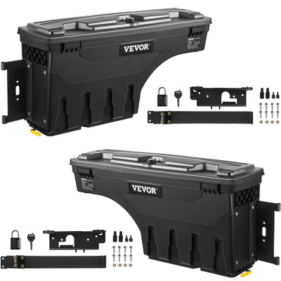 VEVOR Truck Bed Storage Tool Box for Dodge Ram 1500 2019-2021 Left and Right 