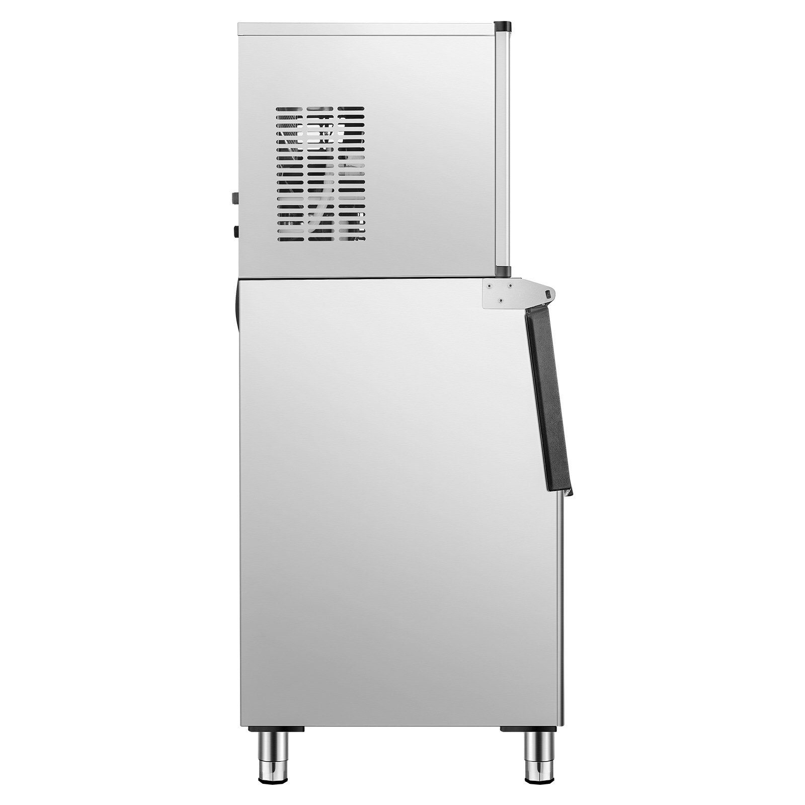 VEVOR Commercial Ice Maker 300LBS/24H & 250LBS Storage Bin Auto Self-Cleaning 