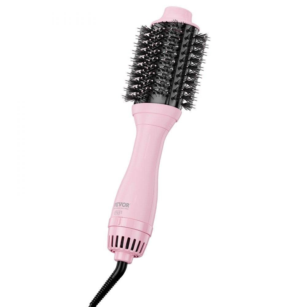 VEVOR Hair Blow Dryer Brush, Ionic Hot Air Styling Brush with 2.6" & 2.95" Head 