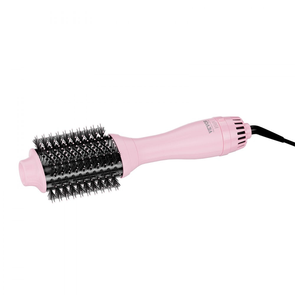 VEVOR Hair Blow Dryer Brush, Ionic Hot Air Styling Brush with 2.6" & 2.95" Head 