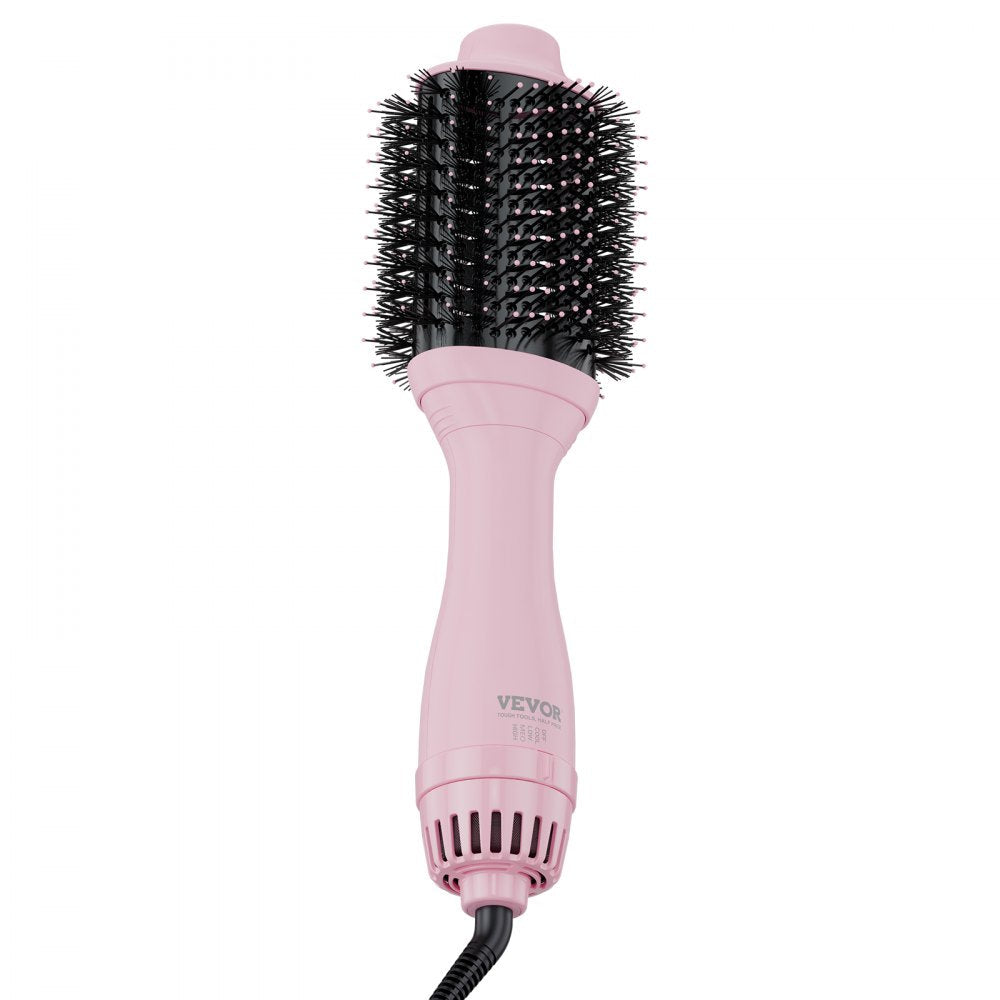 VEVOR Hair Blow Dryer Brush, Ionic Hot Air Styling Brush with 2.6" & 2.95" Head 