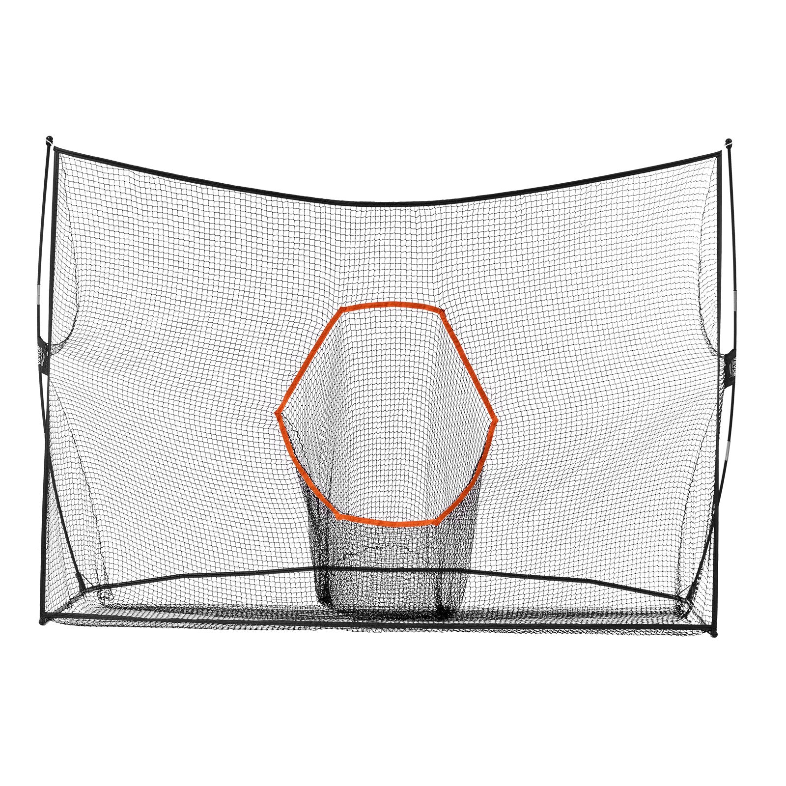 VEVOR Golf Practice Hitting Net, Huge 10.8x7ft Golf Net, Personal Driving Range for Indoor Outdoor Use, Portable Home Golf Aid Net with Target/Fiberglass Frame/Carry Bag, Gift for Men, Golf Lovers 