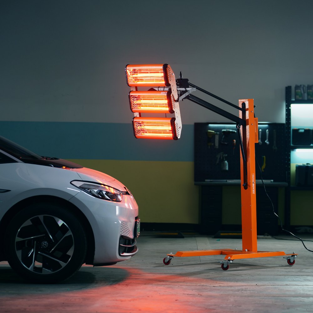 VEVOR 3300W High Power Infrared Paint Curing Lamp for Auto Drying Body Heating 
