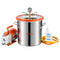 VEVOR 5 Gallon Vacuum Chamber with Pump, 3.5 CFM, Single Stage Vacuum Pump, Stainless Steel Degassing Chamber Kit with Tempered Glass Lid, 5 ft Hose, for Stabilizing Wood Degassing Silicone Resin