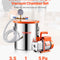 VEVOR 5 Gallon Vacuum Chamber 3.5CFM Single Stage Pump Degassing Chamber Kit