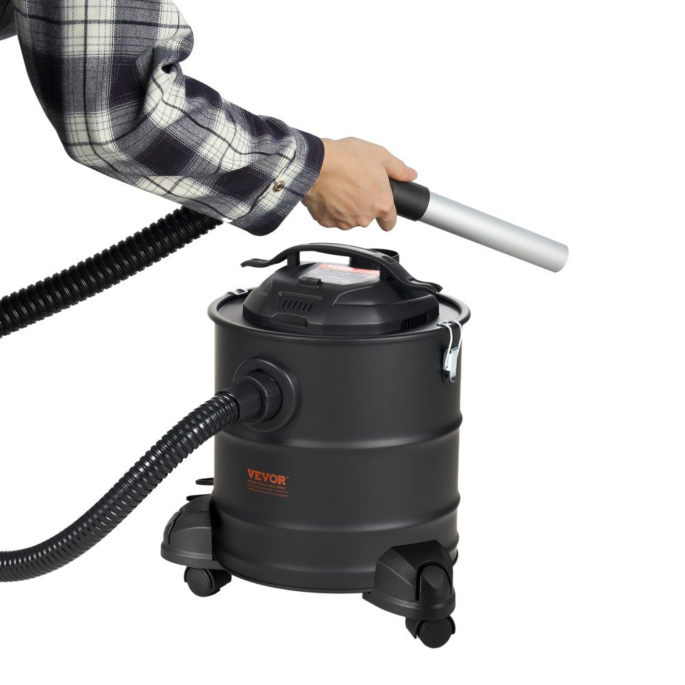 VEVOR Ash Vacuum Cleaner 5 Gallon 1200W for Fireplaces Pellet Stoves Grills BBQ 