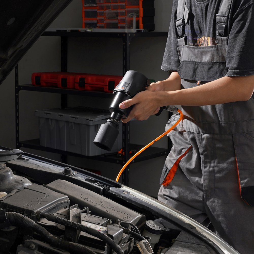 VEVOR Axle Nut Impact Socket Set 1/2" Drive Deep 6+12-Point 14PCS Metric Socket 