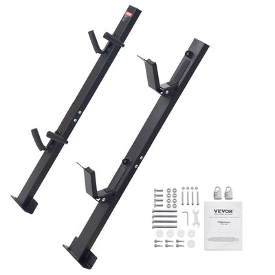 VEVOR Trimmer Rack, 2 Place Weeder Trimmer Rack, Trim Holder Trailer Rack Carrier with Zinc Alloy Password Lock, Mount On Landscape Truck Trailer Enclosed Trimmer Rack Weed Eater Racks, Pair 