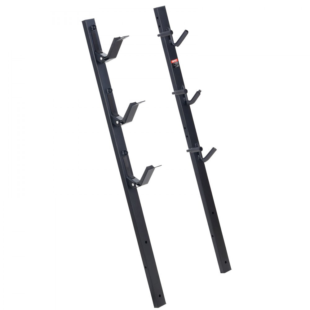 VEVOR Trimmer Rack, 3 Place Weeder Trimmer Rack, Locking Trim Holder Landscape Trailer Rack Carrier Mount on Open Pickup/Trailer Enclosed Trailers, Pair 