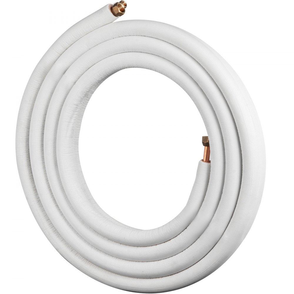 Copper Line Set Copper Pipes for Mini Split Air Conditioner 25' 3/8" & 5/8" OD 