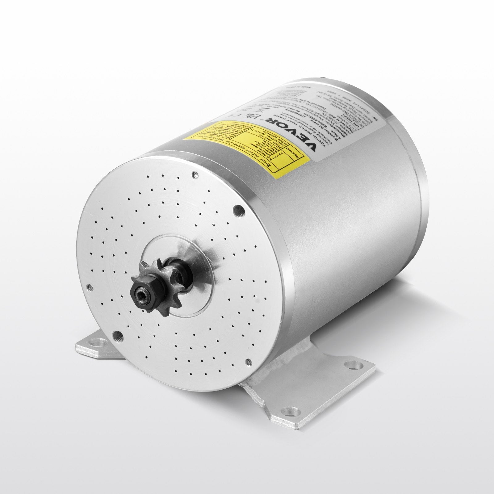 VEVOR 48V 2000W Electric Brushless DC Motor Kit with Upgraded Speed Controller 