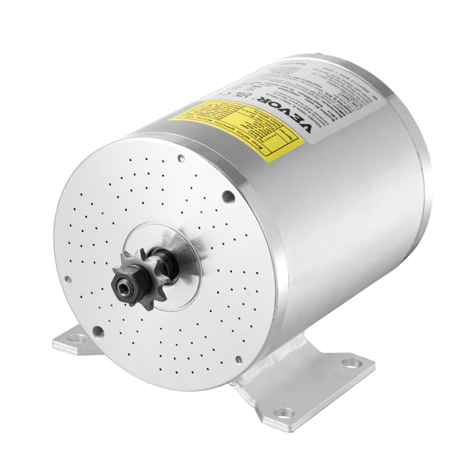 VEVOR 48V 2000W Electric Brushless DC Motor Kit with Upgraded Speed Controller 