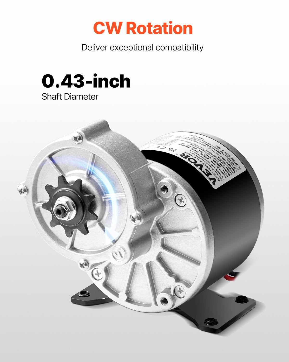 350W Electric Powerful DC Motor 24V 3000rpm Motor for E-Bike Dirt Bike DIY 