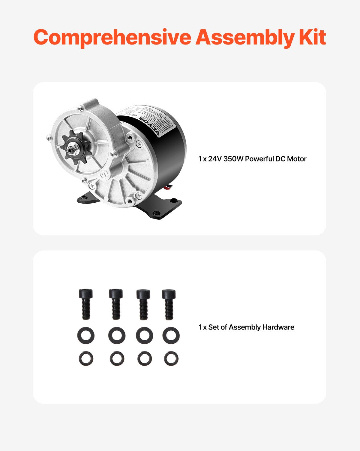 350W Electric Powerful DC Motor 24V 3000rpm Motor for E-Bike Dirt Bike DIY 
