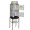 VEVOR Large Bird Cage 62 in Rolling Metal Parakeet Cage for Cockatiels Parrot