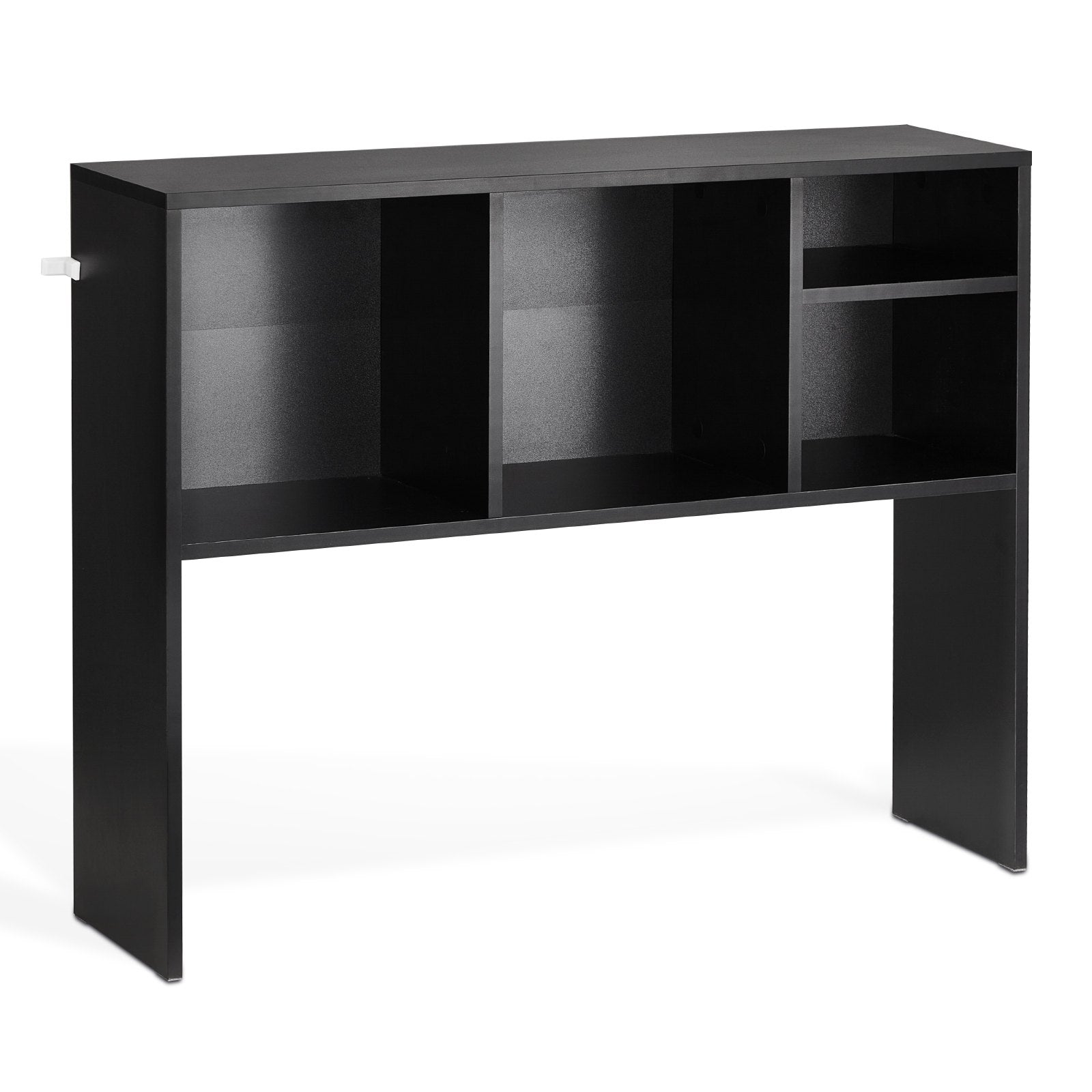 VEVOR Desktop Bookshelf Black Desktop Storage Organizer 1-Tier for Office & Home 