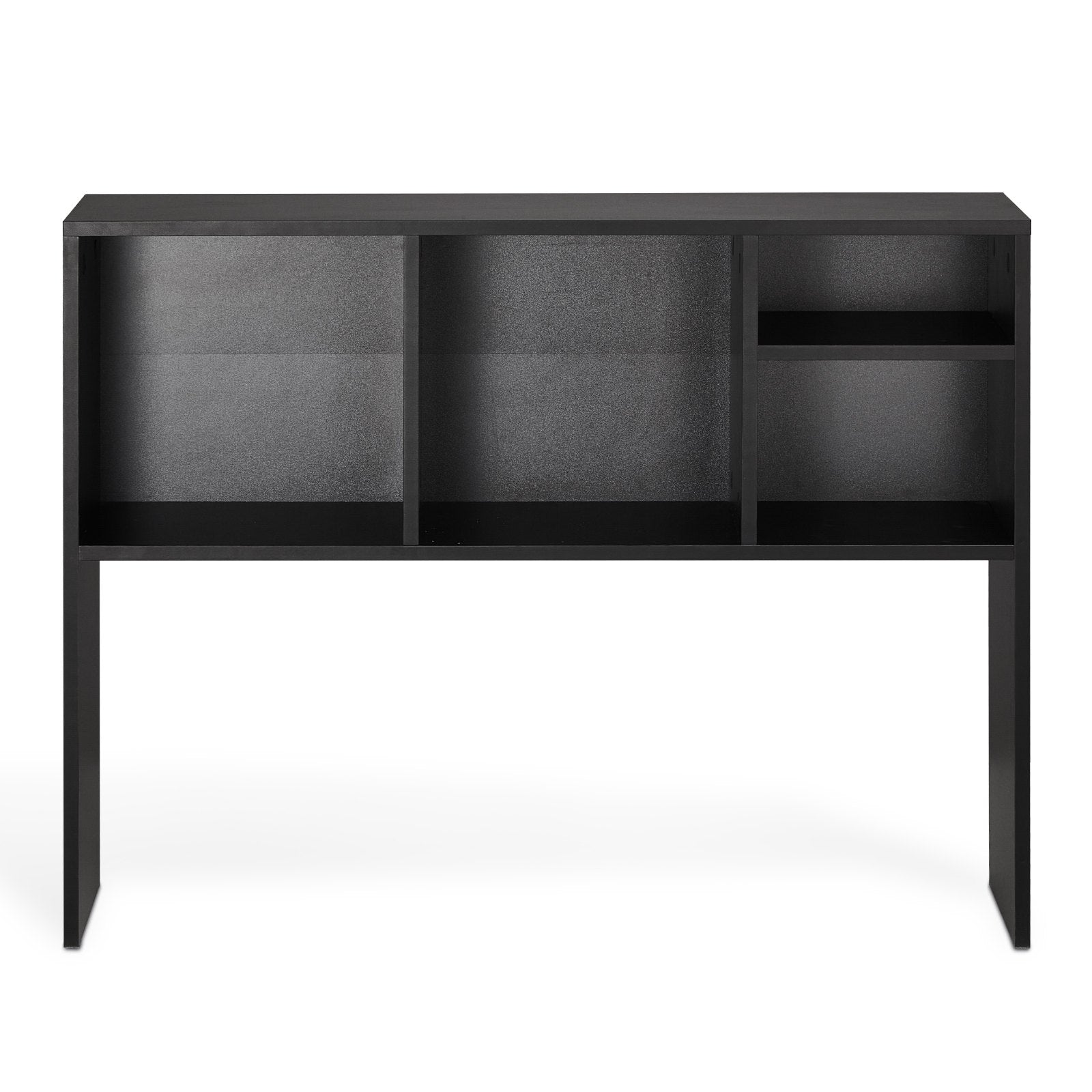 VEVOR Desktop Bookshelf Black Desktop Storage Organizer 1-Tier for Office & Home 