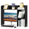 VEVOR Desktop Bookshelf Black Desktop Storage Organizer 2-Tier for Office & Home