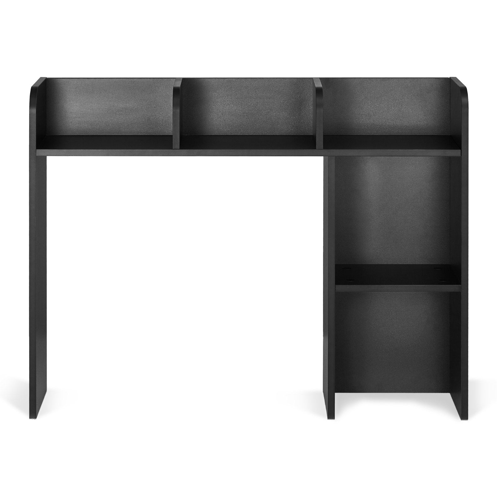 VEVOR Desktop Bookshelf Black Desktop Storage Organizer 2-Tier for Office & Home 