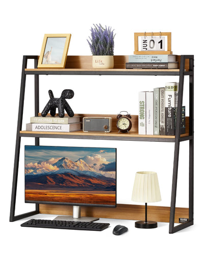 VEVOR Desktop Bookshelf Desktop Storage Organizer 2-Tier for Office and Home 