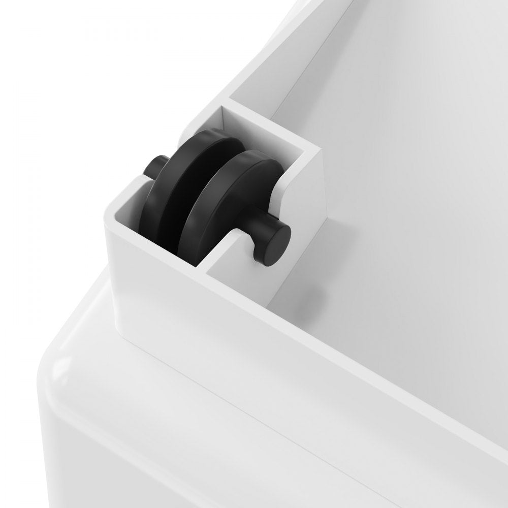 VEVOR Ingredient Storage Bin, 2 x 15L Dispenser Bin with 2 Measuring Cups, Attachable Casters and Airtight Lid, 2 Pcs/Set Dog Pet Food Storage Container, PP Material Kitchen Rice Cereal Flour Bin 