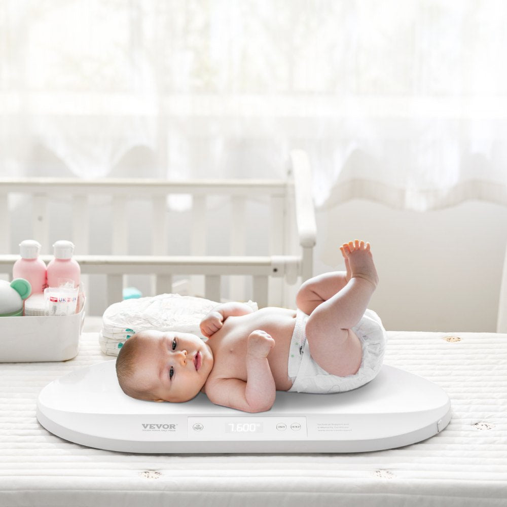 VEVOR Baby Scale Smart Bluetooth Infant Digital Scale with Measuring Tape 88LBS 