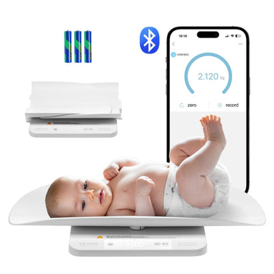 VEVOR Baby Scale Smart Bluetooth Infant Weight Digital Scale with Hold Function 
