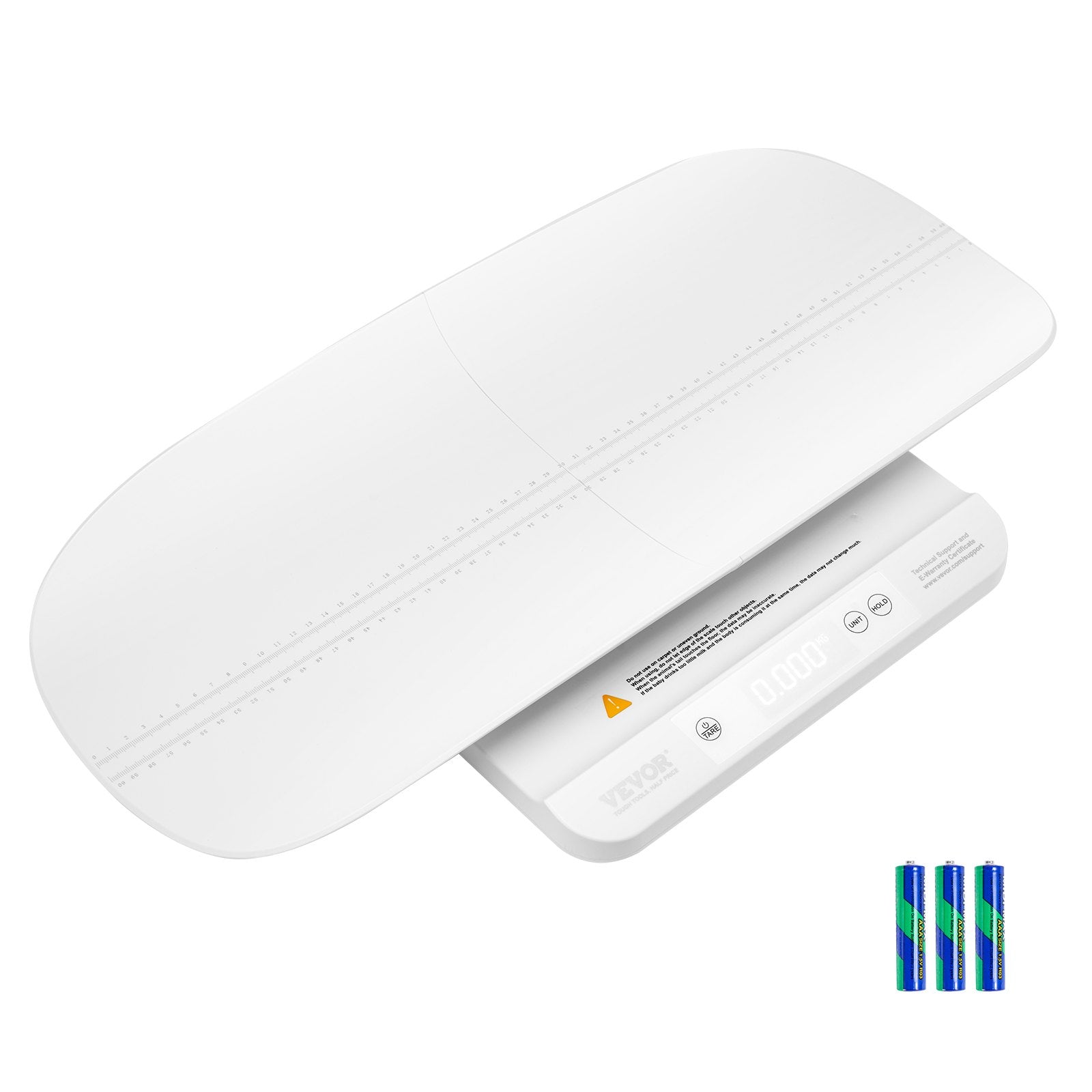 VEVOR Baby Scale Smart Bluetooth Infant Weight Digital Scale with Hold Function 