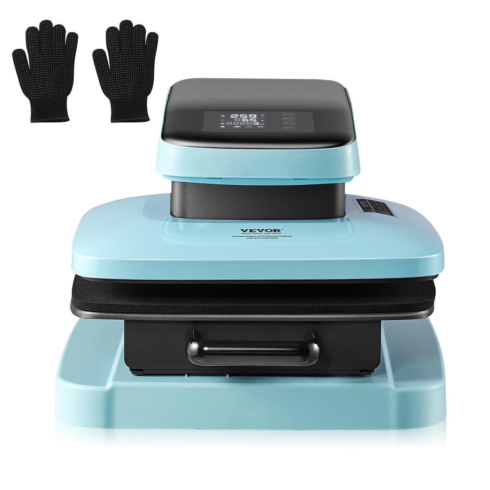 VEVOR Auto Heat Press Machine, 15 x 15 in Smart T Shirt Press Machine with Auto Release, Heats Up Fast and Evenly, Sublimation Heat Press for T Shirts, Sublimation, Vinyl, Heat Transfers Projects 