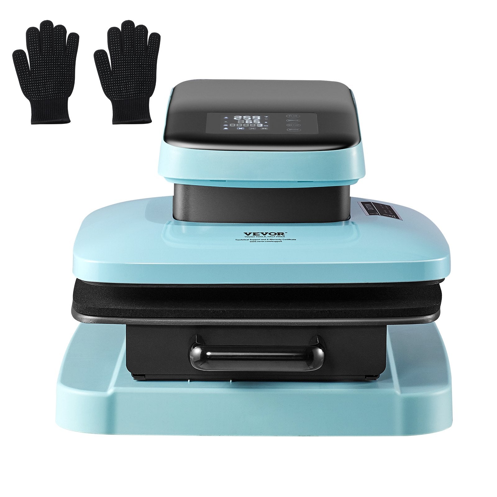 VEVOR Auto Heat Press Machine, 15 x 15 in Smart T Shirt Press Machine with Auto Release, Heats Up Fast and Evenly, Sublimation Heat Press for T Shirts, Sublimation, Vinyl, Heat Transfers Projects 