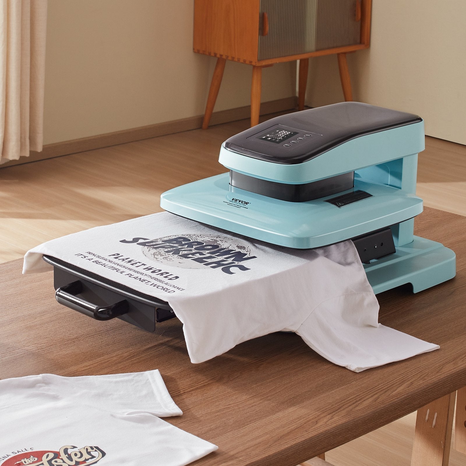 VEVOR Auto Heat Press Machine, 15 x 15 in Smart T Shirt Press Machine with Auto Release, Heats Up Fast and Evenly, Sublimation Heat Press for T Shirts, Sublimation, Vinyl, Heat Transfers Projects 