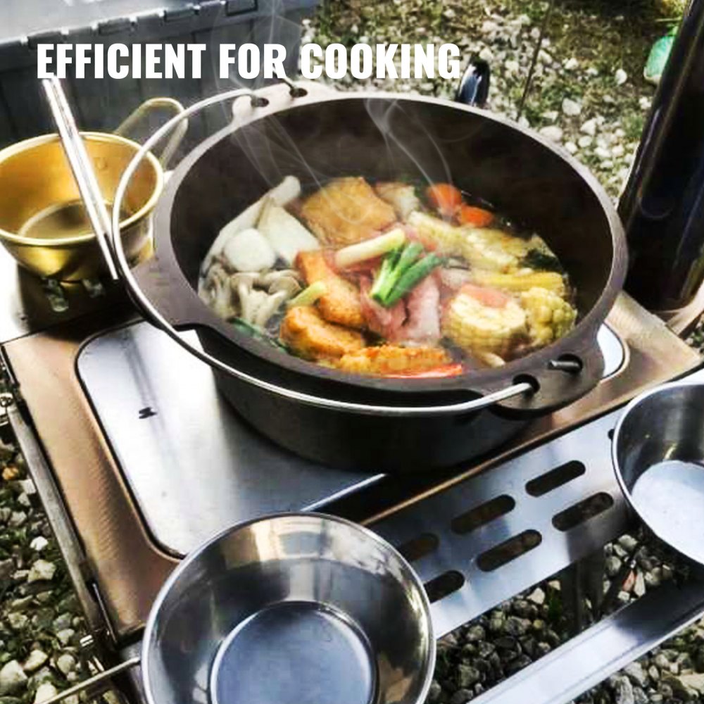 VEVOR Tent Wood Stove 18.3x15x14.17 inch, Camping Wood Stove 304 Stainless Steel With Folding Pipe, Portable Wood Stove 90.6 inch Total Height For Camping, Tent Heating, Hunting, Outdoor Cooking 