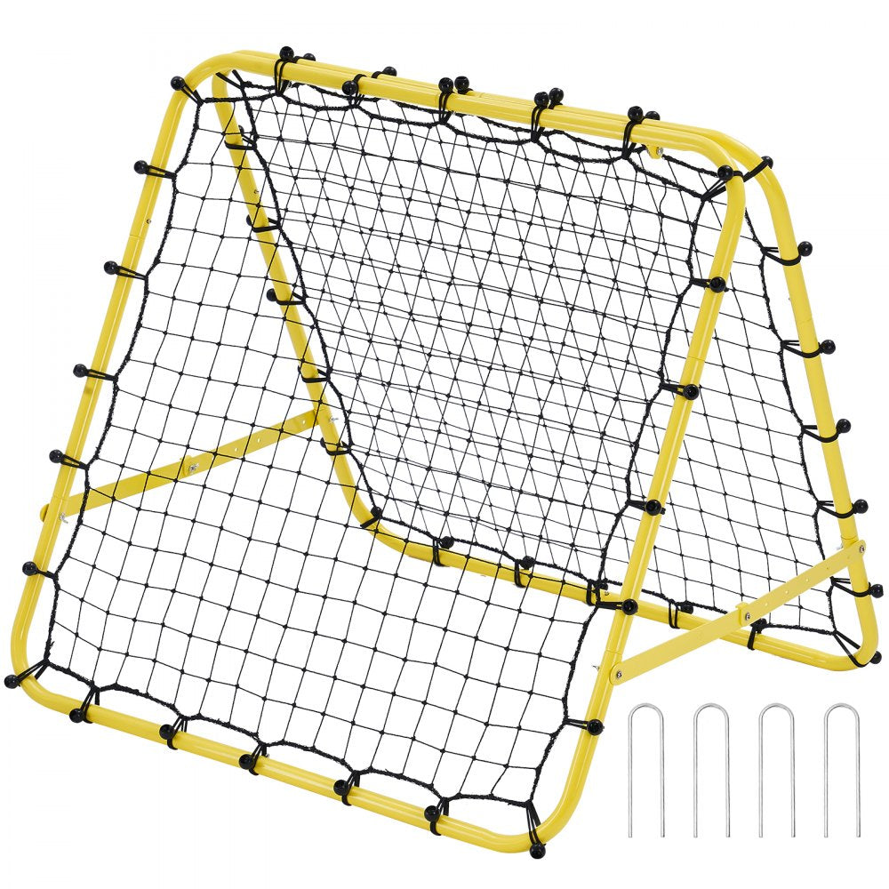 VEVOR 40"x35"x37" Soccer Rebounder Net Kick-Back Portable Football Training Gift 