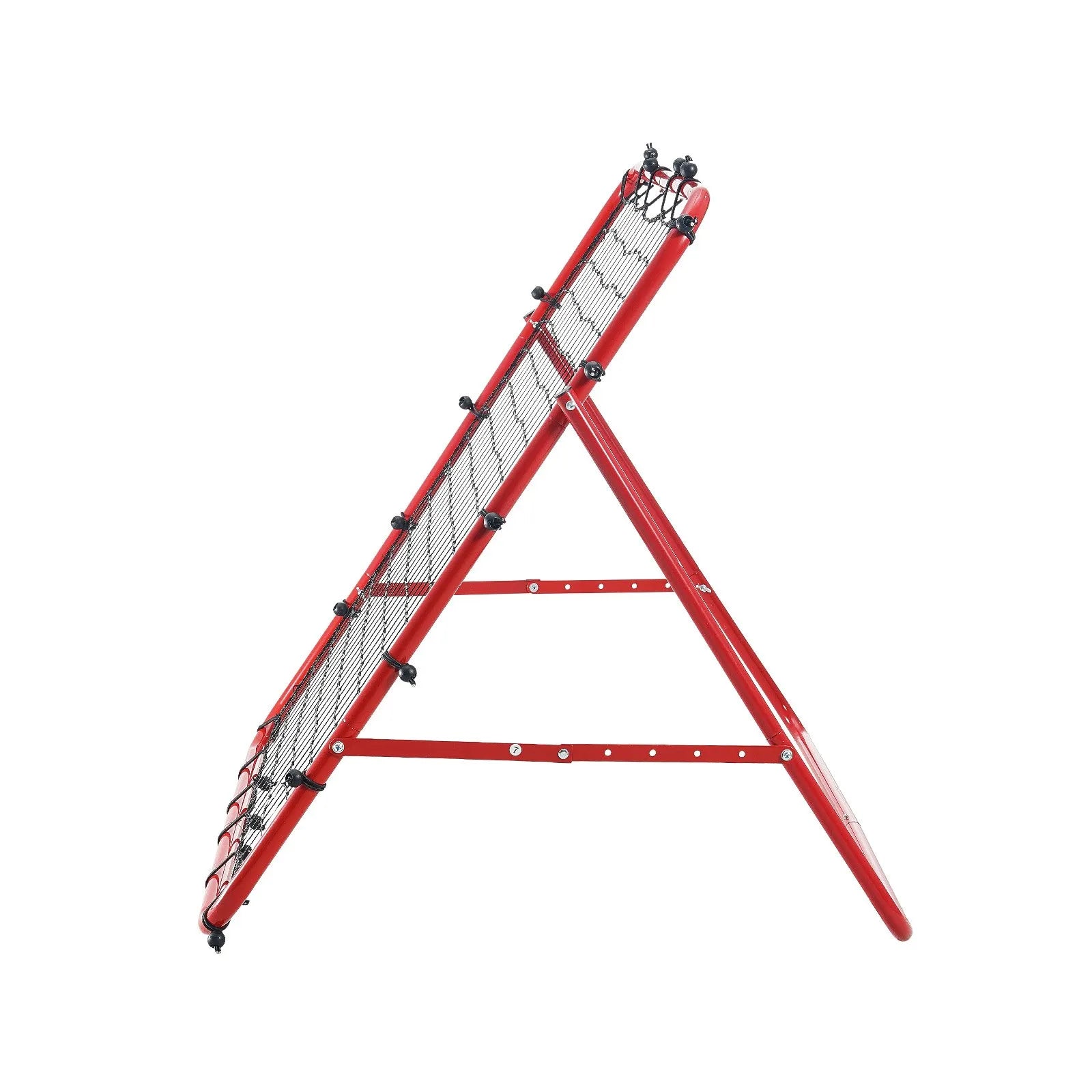 VEVOR Soccer Rebounder Rebound Net, Kick-Back 39"x39", Portable Football Training Gifts, Fully Adjustable Angles Goal Net, Aids & Equipment for Kids Teens & All Ages, Easy Set Up & Perfect Storage