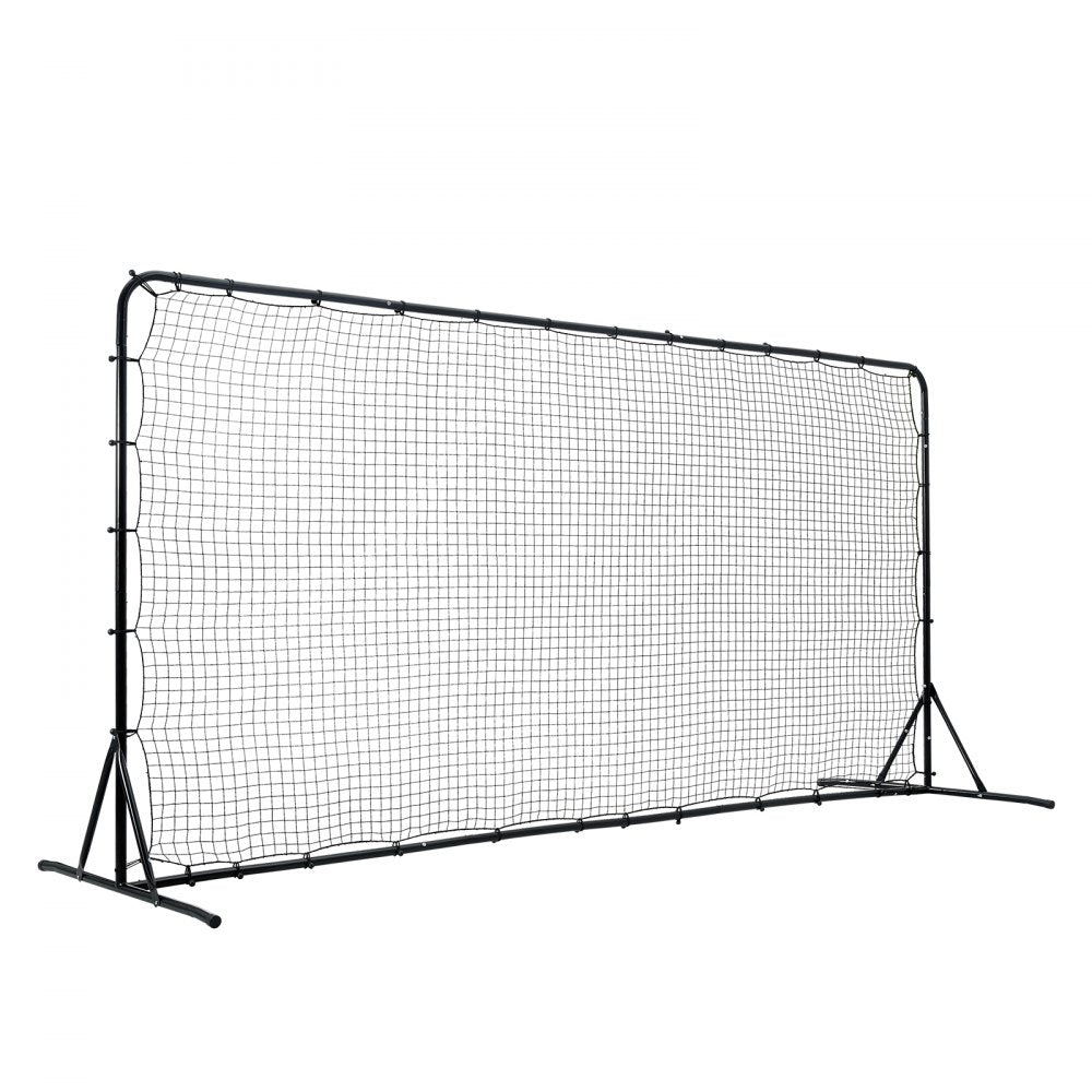 VEVOR Soccer Rebounder Net, 12x6FT Iron Soccer Training Equipment, Sports Football Training Gift with Portable Bag, Volleyball Rebounder Wall Perfect for Backyard Practicing, Solo Training, Passing 