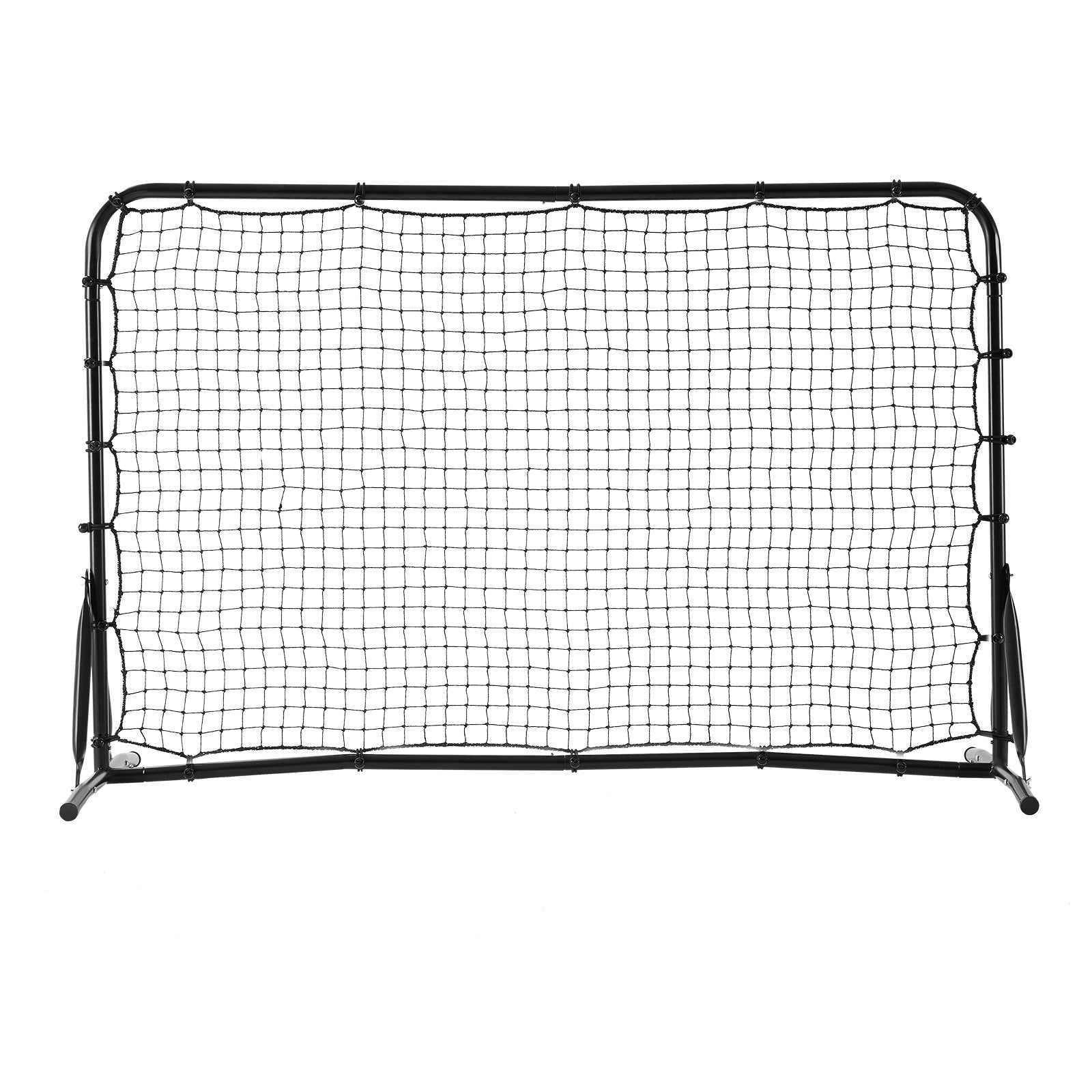 VEVOR 6x4FT Soccer Rebound Trainer Soccer Training Equipment Double-Sided Net 
