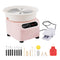 VEVOR Pottery Wheel, 10 inch Pottery Forming Machine, 350W Electric Wheel for Pottery with Foot Pedal and LCD Touch Screen, Direct Drive Ceramic Wheel with Shaping Tools for DIY Art Craft, Pink