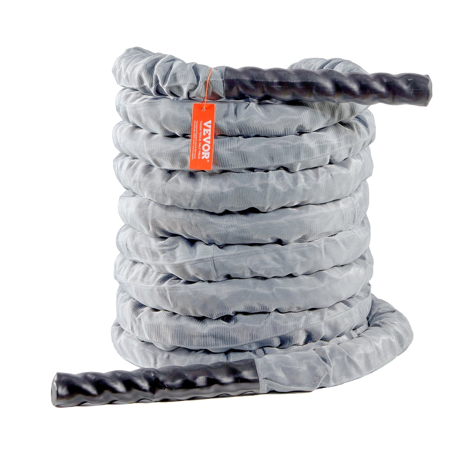 VEVOR Battle Rope 1.5" 30Ft Gym Workout Strength Training Exercise Fitness Rope 