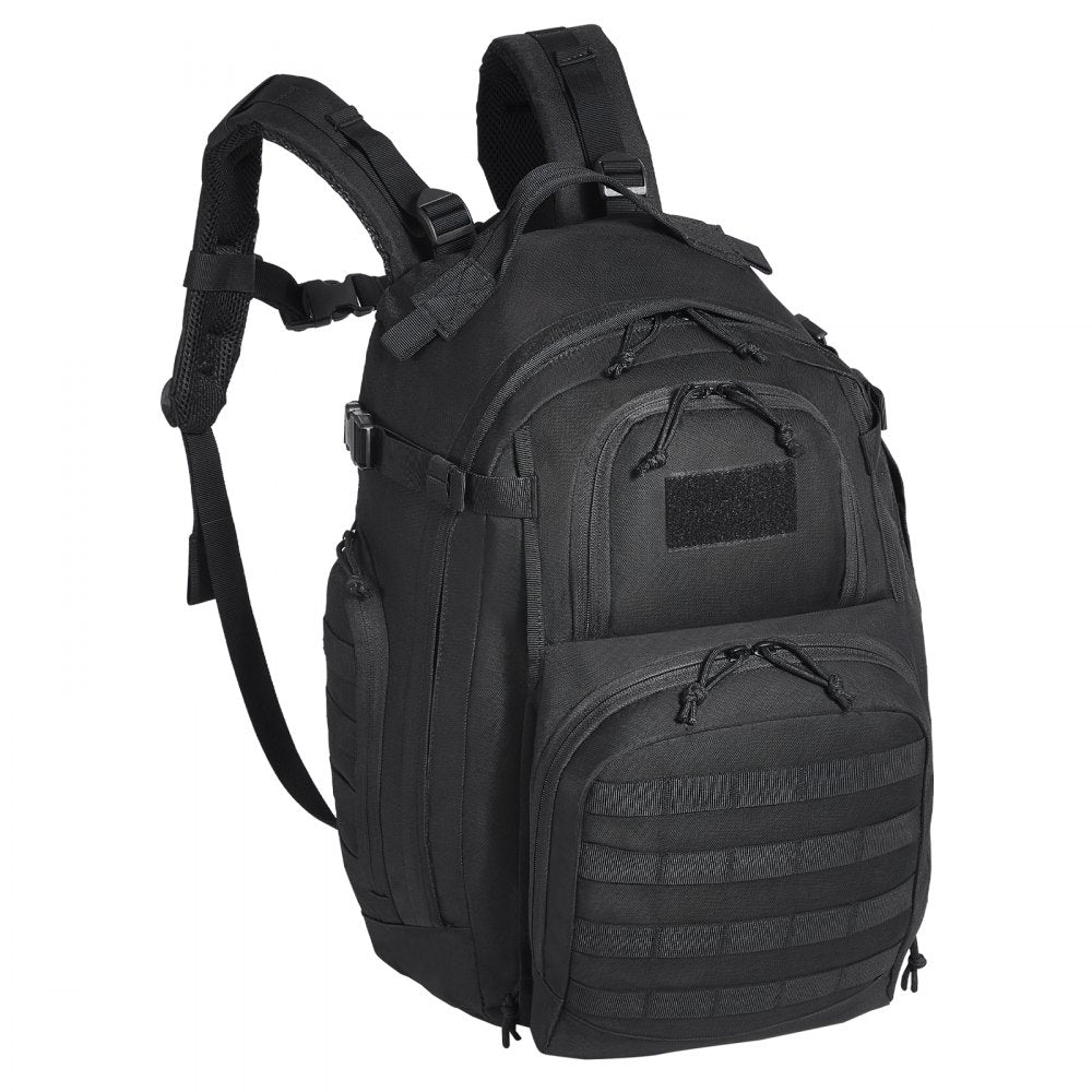 VEVOR Tactical Backpack 40L Military Backpack with Molle Mode & Sponge Pad Black 