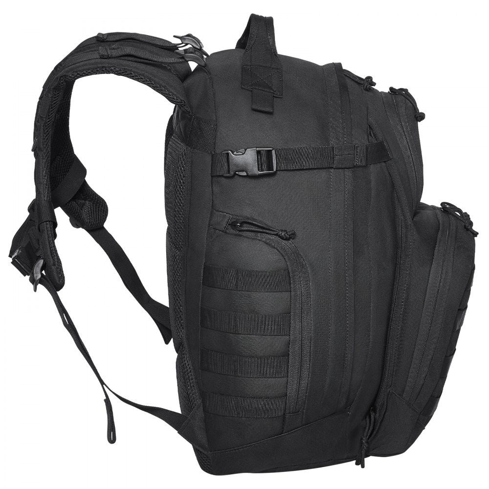 VEVOR Tactical Backpack 40L Military Backpack with Molle Mode & Sponge Pad Black 