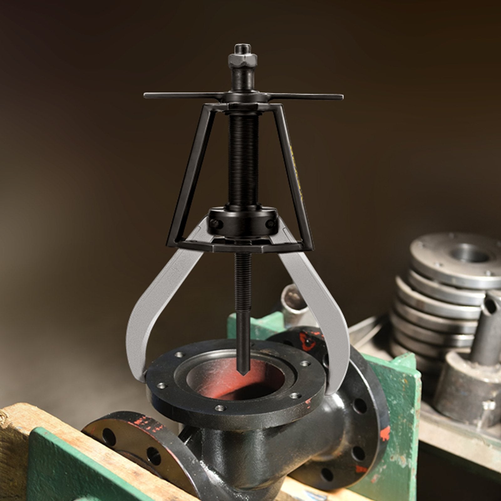 VEVOR Gear Puller 2 Jaw Puller, 6 Ton/13224 LBS Capacity Manual Puller, 14-3/5\"-21-1/2\" Spread Reach and 3-1/5\"-10-3/5\" Spread Range, 14-1/2\" Overall Length Gear Removal Tools For Slide Gears, Pu 