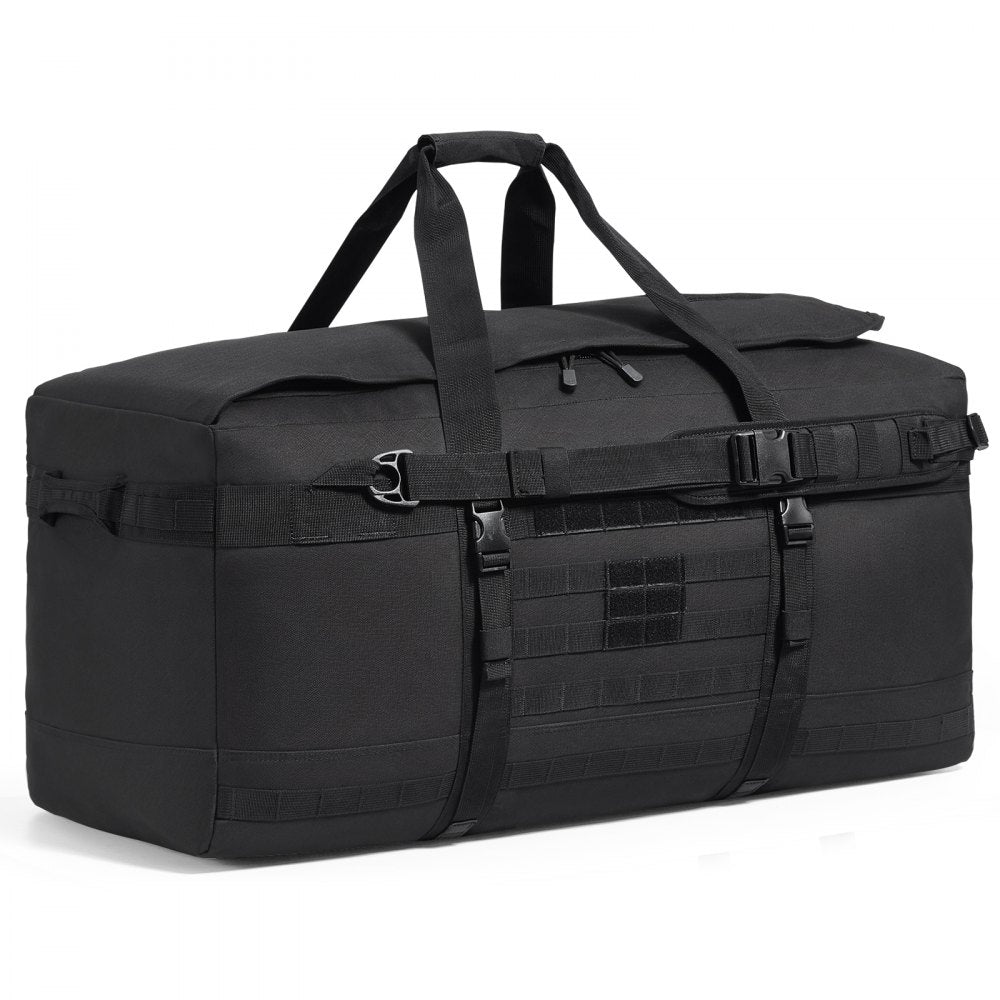 VEVOR Tactical Duffle Bag 100L Gym Bag Duffle with Molle Design and Multi-mesh Bag 