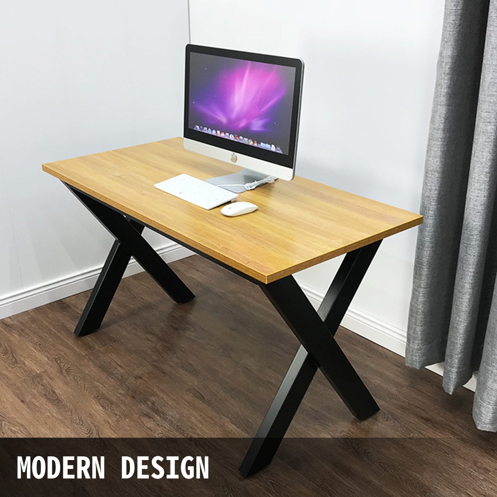 2X Table Legs Metal Dining Table Leg 28.3"x 29.9"X-Style Bench Legs Coffee Table 