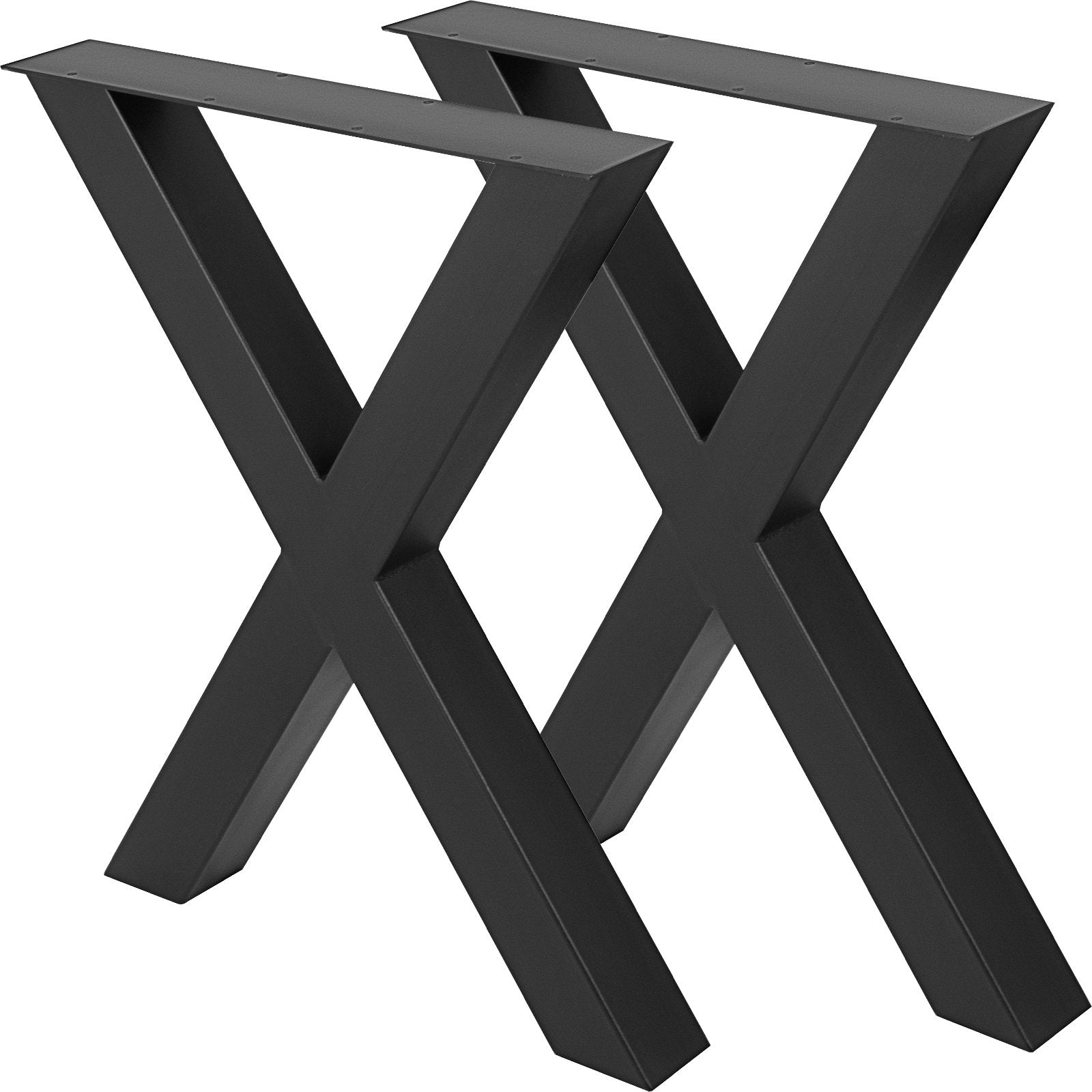 2x Industry Metal Steel Table Legs X-Shape Bench Desk Furniture Leg 31"X28" 